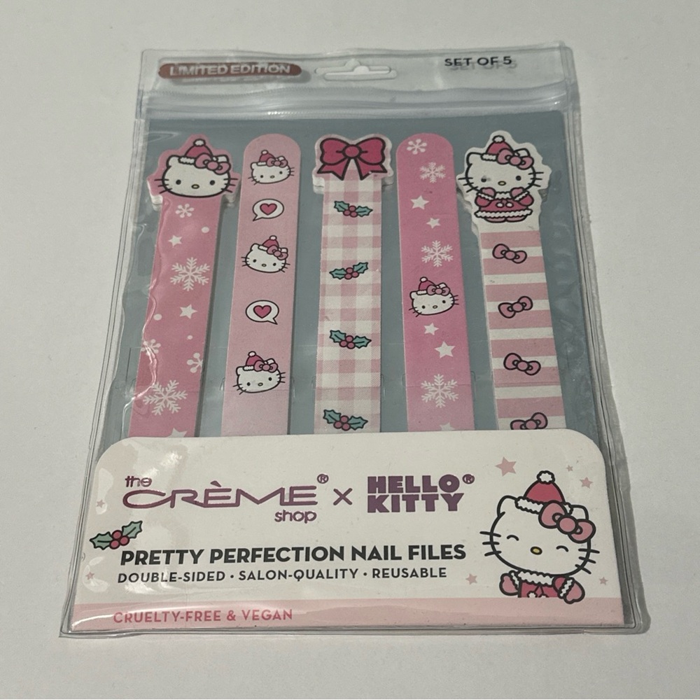 The Crème Shop x Hello Kitty Pink Nail Files Set - Picture 3 of 3